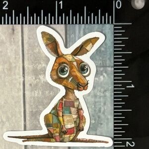 🌀10/$10🌀 Retro Spooky Patchwork Object Waterproof Vinyl Sticker Decal